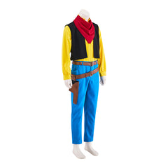Lucky Luke Cowboy Cosplay Costume – Authentic Wild West Outfit for Fans - Halloweez