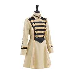 Beige Mid-Length Military Officer Coat Cosplay Costume - Anime & Game Inspired Replica - Halloweez