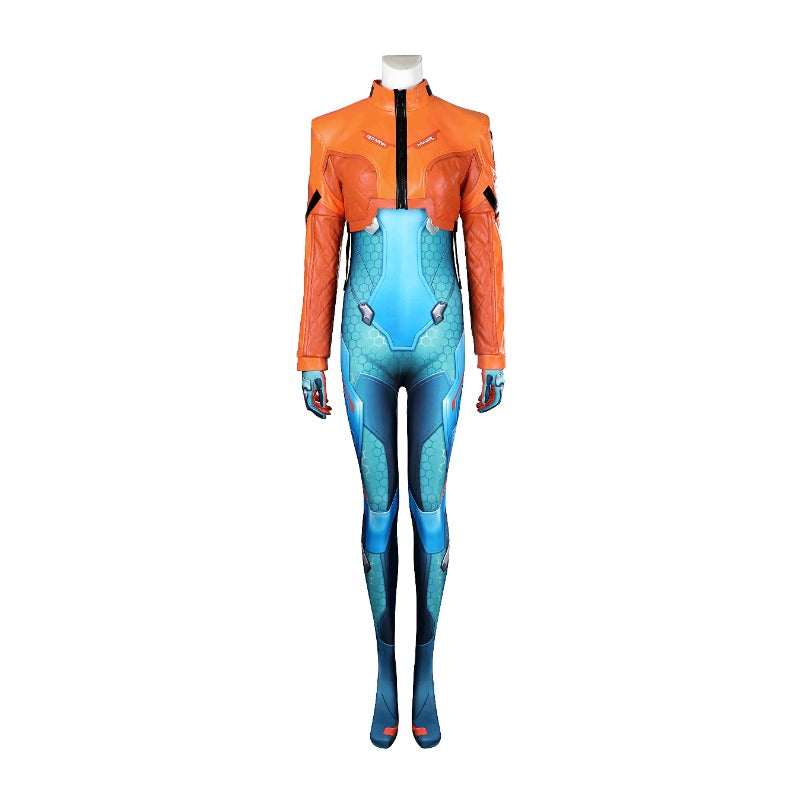 Halloweez Juno Overwatch 2 Women's Blue Cosplay Costume for Festive Celebrations - Halloweez