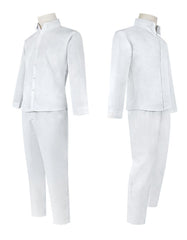 The Promised Neverland Cosplay Costume Emma Norman Ray White Shirt Set Anime Daily Wear - Halloweez