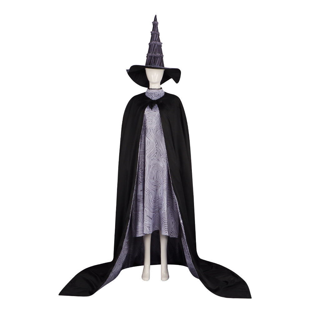 Wicked Elphaba Cosplay Costume Movie Replica Witch Cloak Cape Stage Outfit - Halloweez