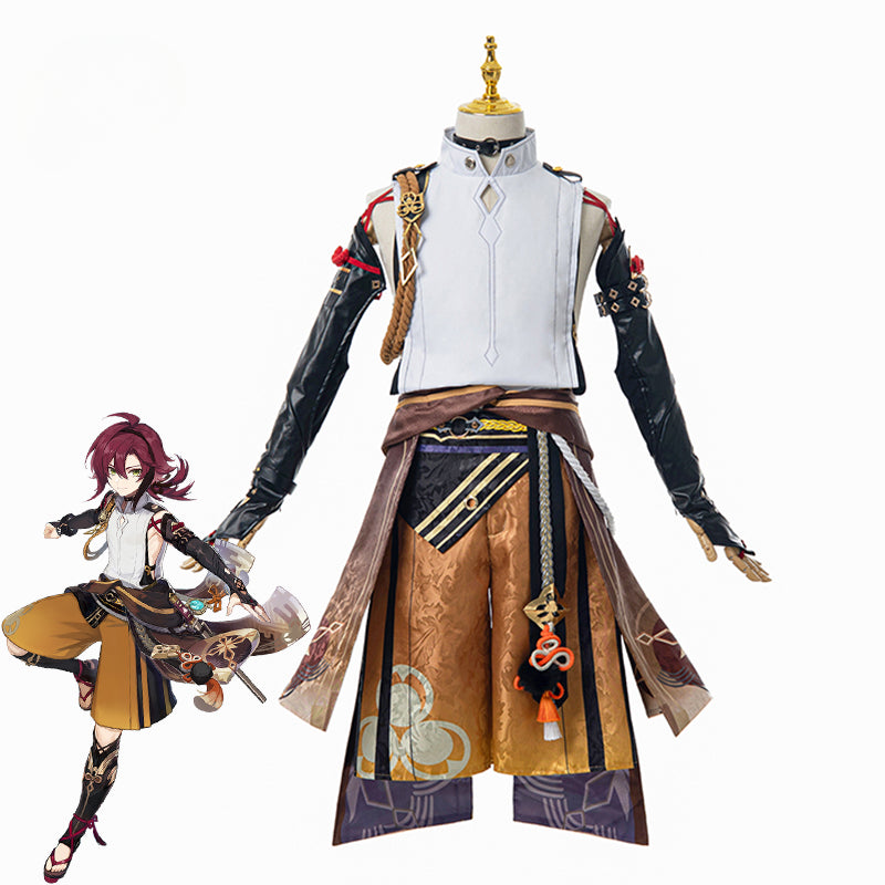 Halloweez Shikanoin Heizou Cosplay Costume - Authentic Genshin Impact Detective Outfit for Men - Halloweez