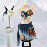 Uma Musume Satono Crown Summer Beach Cosplay Costume for Comic‑Con
