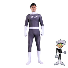 Danny Phantom 3D Printed Adult Children Anime Costume for Stage Performance - Halloweez