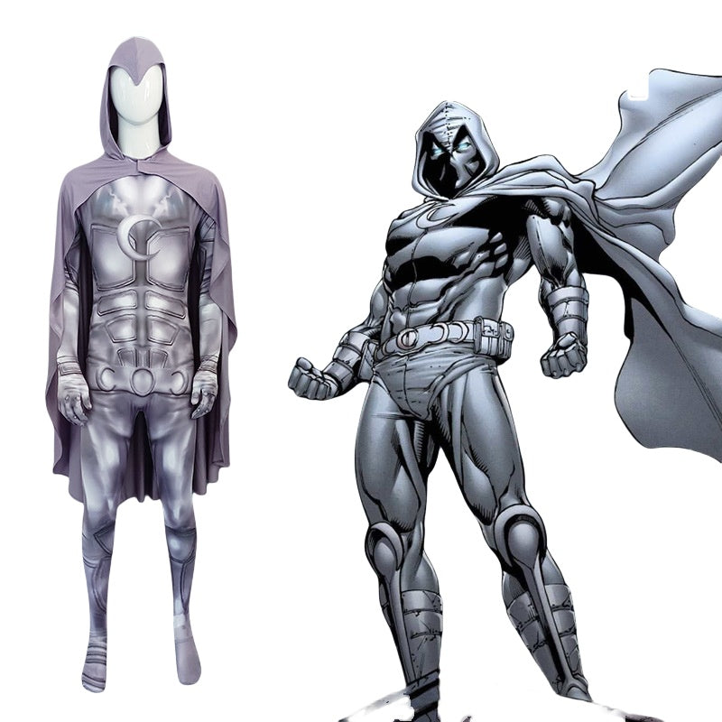 Marvel Moon Knight Cosplay Jumpsuit Halloween Movie Costume - Halloweez