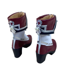 1885 Genshin Impact Hu Tao Cosplay Shoes for Anime Expo Performance - Halloweez