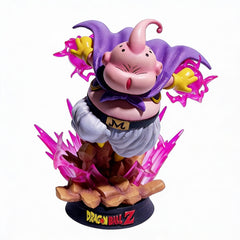 Premium Collectible Figure of Majin Buu in Kaioken Blast Pose with Light-Up Feature