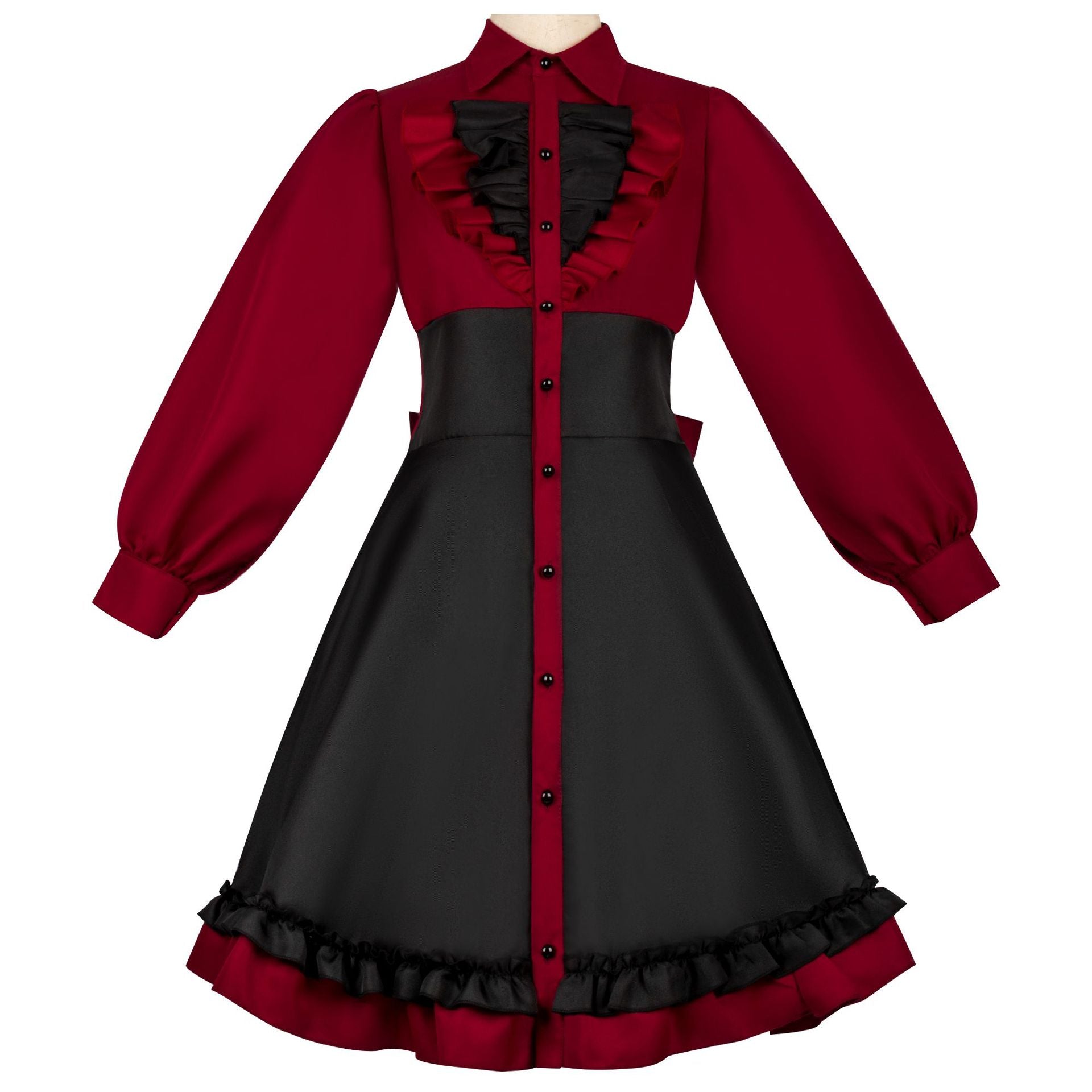 Medieval Gothic Dark Vampire Dress - Women's Cosplay Costume for Halloween - Halloweez