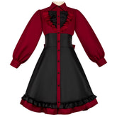 Medieval Gothic Dark Vampire Dress - Women's Cosplay Costume for Halloween - Halloweez