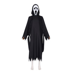 Scream 6 Ghostface Killer Cosplay Costume - Movie Halloween Party Outfit - Halloweez