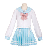 Naraka: Bladepoint Hutao Cosplay Costume for Women - JK Uniform Sailor Outfit Full Set - Halloweez