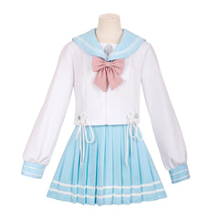 Naraka: Bladepoint Hutao Cosplay Costume for Women - JK Uniform Sailor Outfit Full Set - Halloweez