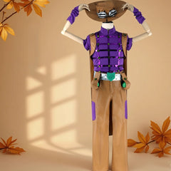 JOJO's Bizarre Adventure Part 7: Steel Ball Run Gyro Zeppeli Cosplay Costume Full Set for Men and Women