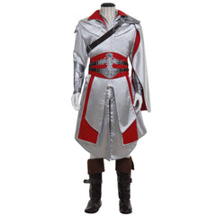 Stylish Halloweez Cosplay Costume - Ezio Assassin, Connor Sweater, Pants, Coat Ensemble for Roleplay - Halloweez