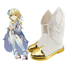 Genshin Impact Lumine Cosplay Shoes for Anime Conventions and 2D Performances - Halloweez