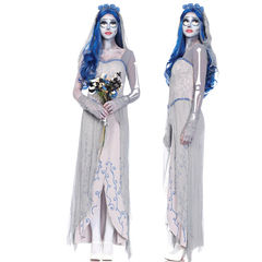 New Halloween Costume – Horror Ghost Bride Dress, Zombie Outfit for Cosplay, Themed Parties & Performances - Halloweez