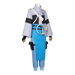 Zanka Abyss Warrior Ghost Cosplay Costume - Game Character Outfit for Halloween Stage Performance and Cosplay Events - Halloweez