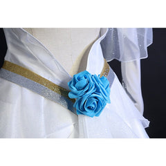 Stunning Halloweez Crystal Rose Lux Cosplay Dress for Weddings and Parties - Halloweez