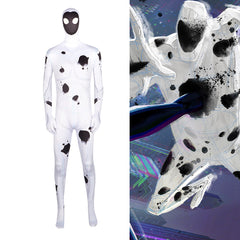 Marvel Spider-Man Across the Spider-Verse The Spot White Bodysuit Cosplay Costume - Halloweez