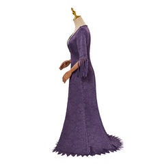 Official Morticia Addams Costume: Elegant Gothic Purple Gown for Halloween - Halloweez