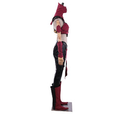 Halloweez Mileena Cosplay Costume - Alluring Combat Suit with Mask for Women | Ideal for Halloween & Carnival - Halloweez