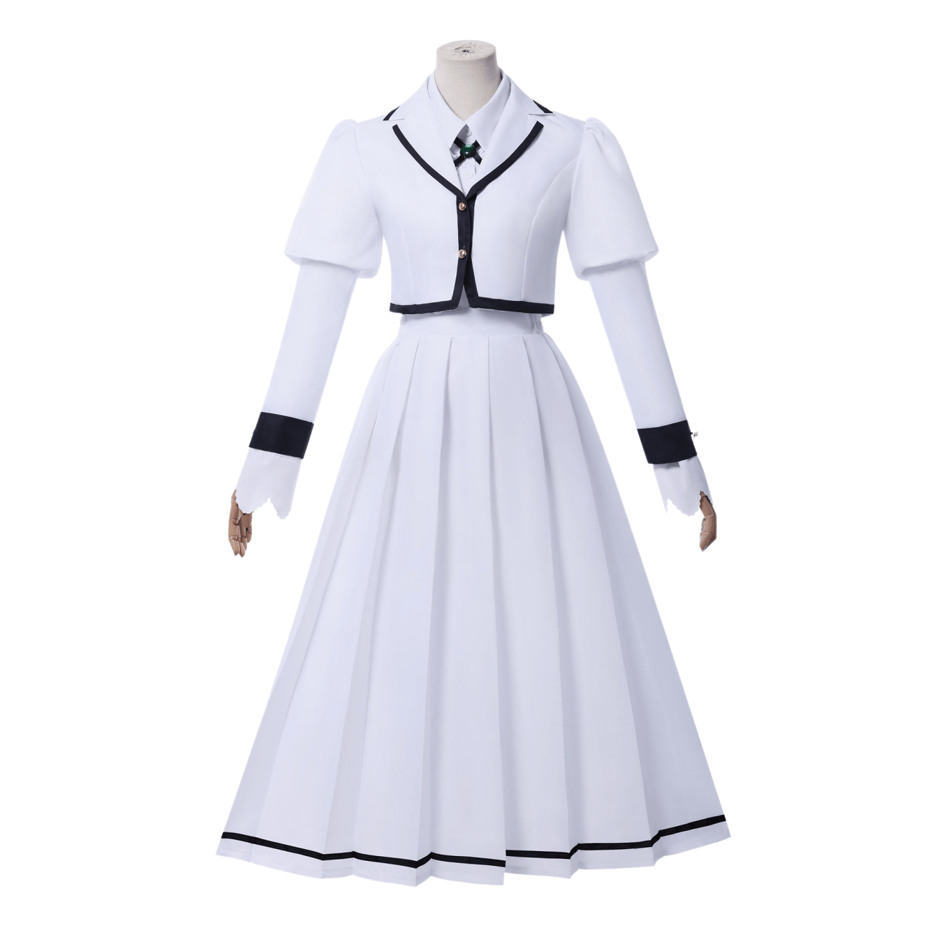 Rock is Lady's Hobby Cosplay Costume - Kurogane Otowa Suzunomiya Lilisa Uniform Full Set for Anime Cosplay, Halloween, Party Events - Halloweez