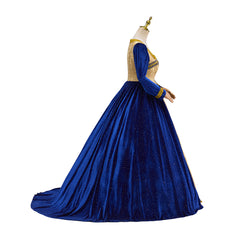 Tudor Era Gown Cosplay Costume – Elegant Historical Dress for Renaissance Fairs & Reenactments - Halloweez