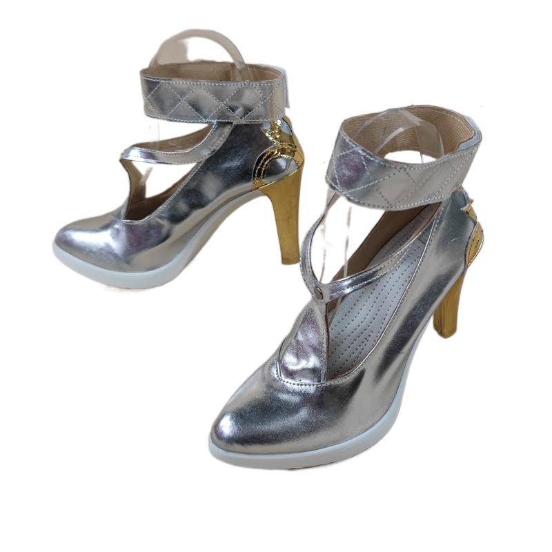 2054 Wuthering Waves Jinxi Cosplay Shoes and Dress Set for Anime Conventions - Halloweez