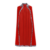 Elegant King Red Velvet Cloak | Halloweez Adult Costume for Festive Celebrations - Halloweez