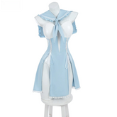 Japanese Bunny Girl Cosplay, Custom Sailor Dress Outfit for Halloween & Comic Con