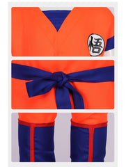 Halloween COS Costume Dragon Ball Super Saiyan Son Goku Children's Performance 2D Anime Costume - Halloweez