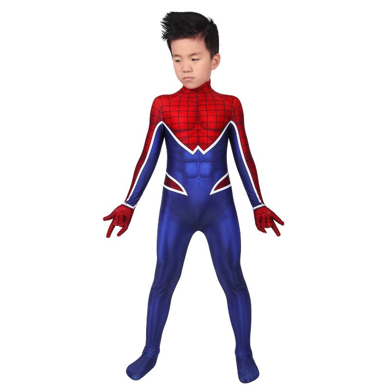 Halloweez Spider-Man Costumes - Kids Spider-Man Punk Suit Cosplay Outfit - Halloweez