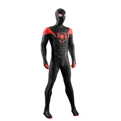 Spider‑Man Into the Spider‑Verse Miles Morales Cosplay Costume Custom‑Made for Halloween & Comic Con