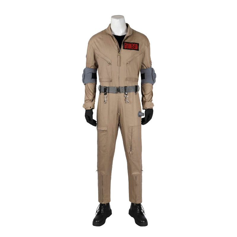 Halloweez Male Gary Grooberson Cosplay Costume - Ghostbusters Jumpsuit with Tailor-Made Options and Accessories - Halloweez