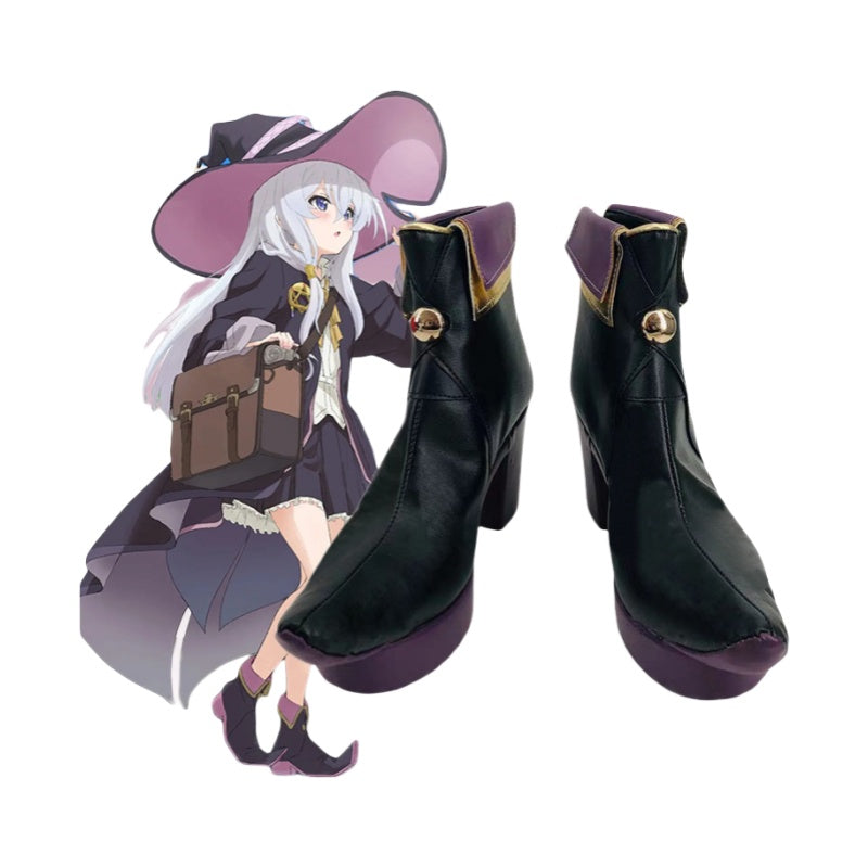 Wandering Witch Elaina Cosplay Shoes - Anime Cosplay Footwear for The Journey of Elaina Fans - Halloweez