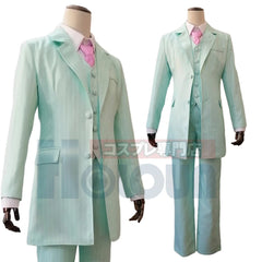 Halloweez Anime Cosplay Costume - Bonten Rindo Haitani Ran Blue Green Suit for Casual and Holiday Events - Halloweez