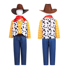 Children's Day Toy Story Costume Performance Outfit Cowboy Woody Children Cosplay Role Play Costume - Halloweez