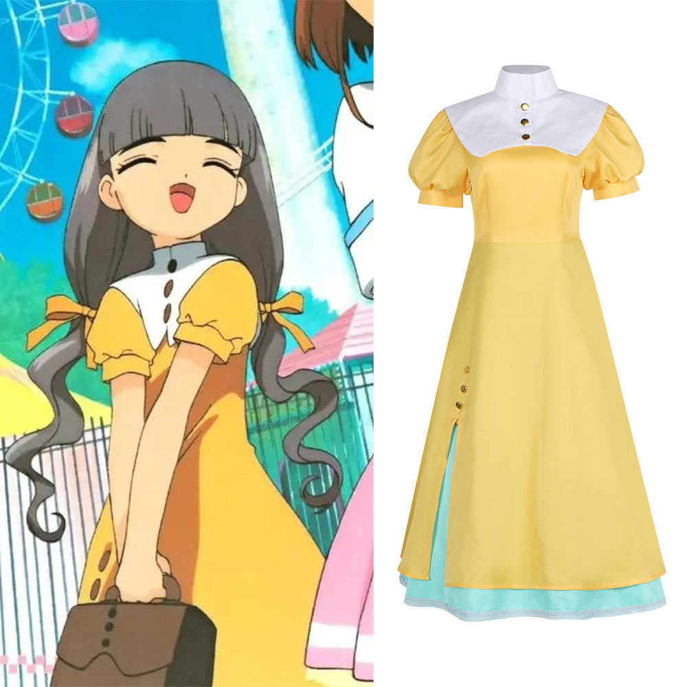 Cardcaptor Sakura Tomoyo Daidouji Cosplay Costume Anime Dress - Halloweez