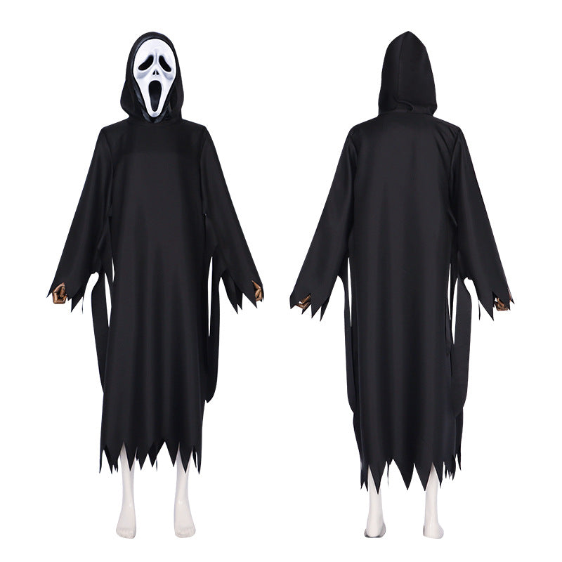 Scream 6 Ghostface Killer Cosplay Costume - Movie Halloween Party Outfit - Halloweez