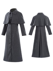 Wednesday Season 2 Cosplay Costume Addams Family Heroine Wool Coat Halloween - Halloweez