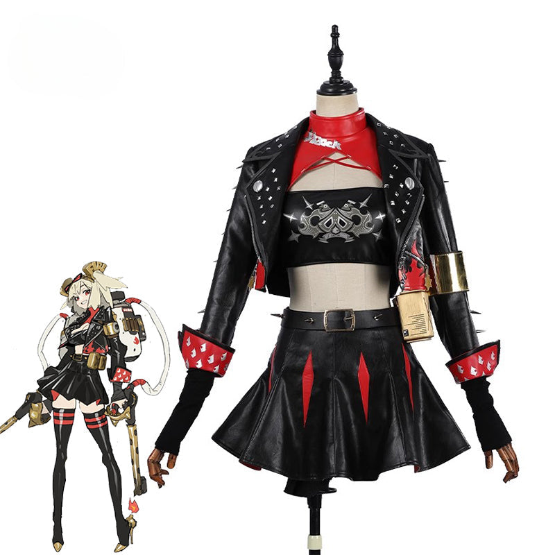Halloweez Zenless Zone Zero Burnice White Cosplay Costume - The Sons of Calydon Punk Uniform for Halloween Party - Halloweez