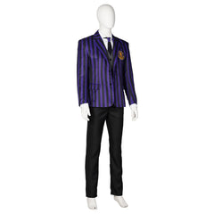 Halloweez Wednesday Addams Cosplay - Dive into the Dark Gothic Elegance - Halloweez