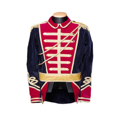 Historical Military Officer Cosplay Costume - Majestic Ballet Musical Jacket with Hat | Halloweez - Halloweez