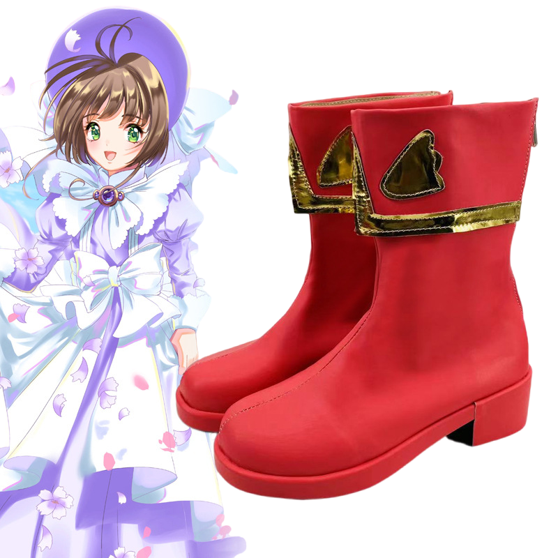 Cardcaptor Sakura Kinomoto Sakura Cosplay Shoes for Anime Conventions - Halloweez