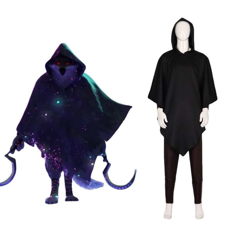 Puss in Boots Grim Reaper Wolf Cosplay Costume - Role Play Halloween Stage Cape - Halloweez
