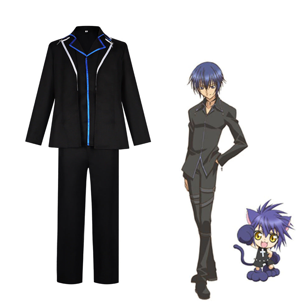Guardian Sweetheart Tsukiyomi Ikuto Souma Kukai Cosplay Costume Full Set for Halloween Stage Performance - Halloweez