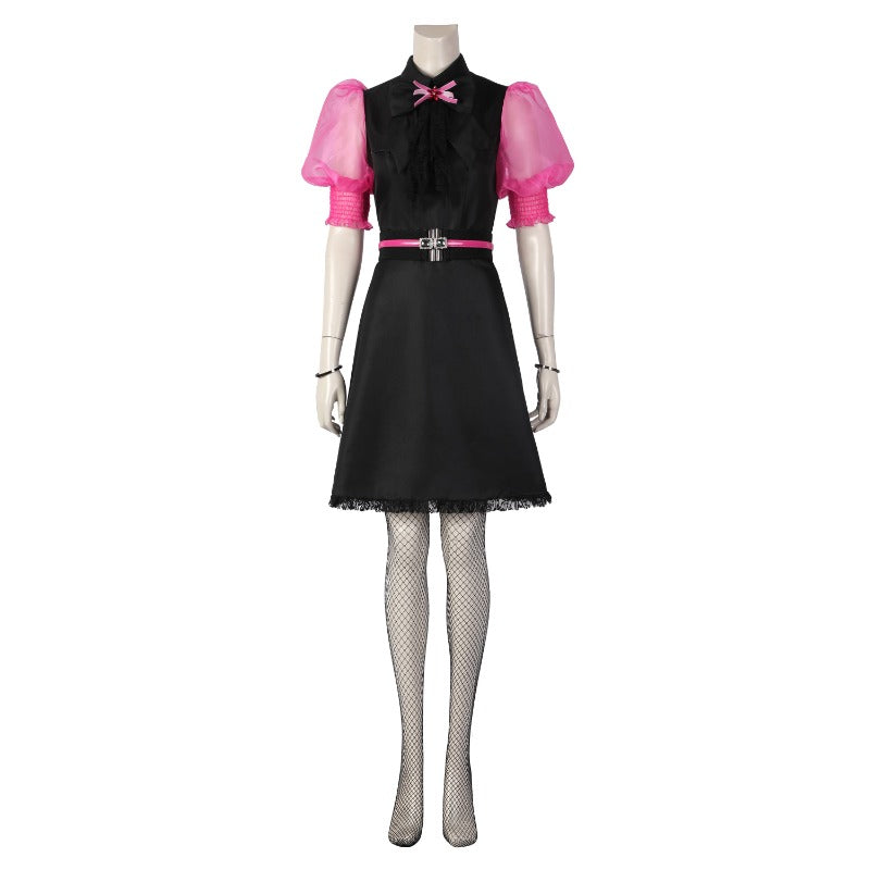 Halloweez Draculaura Cosplay Costume - Spooky Black Dress for Halloween Carnival - Halloweez