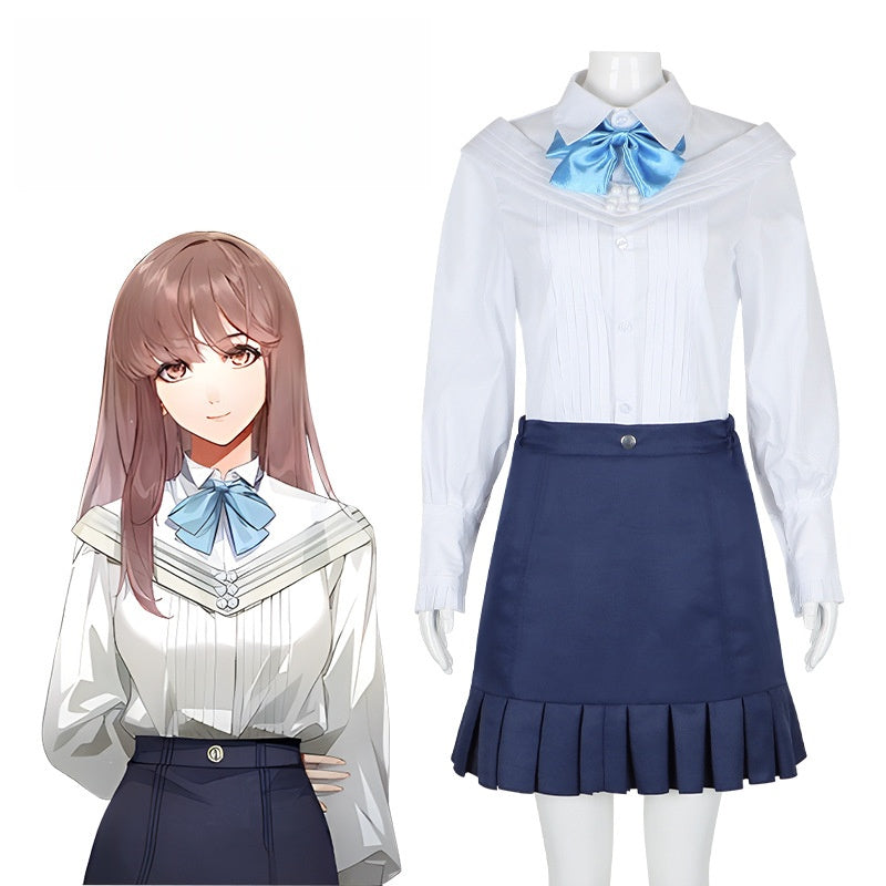 Light and Night Female Protagonist Cosplay Costume - White Day and Night Game Role Play Outfit - Halloweez