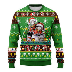 New Demon Slayer 3D Print Casual Loose Fit Christmas Sweatshirt - Halloweez