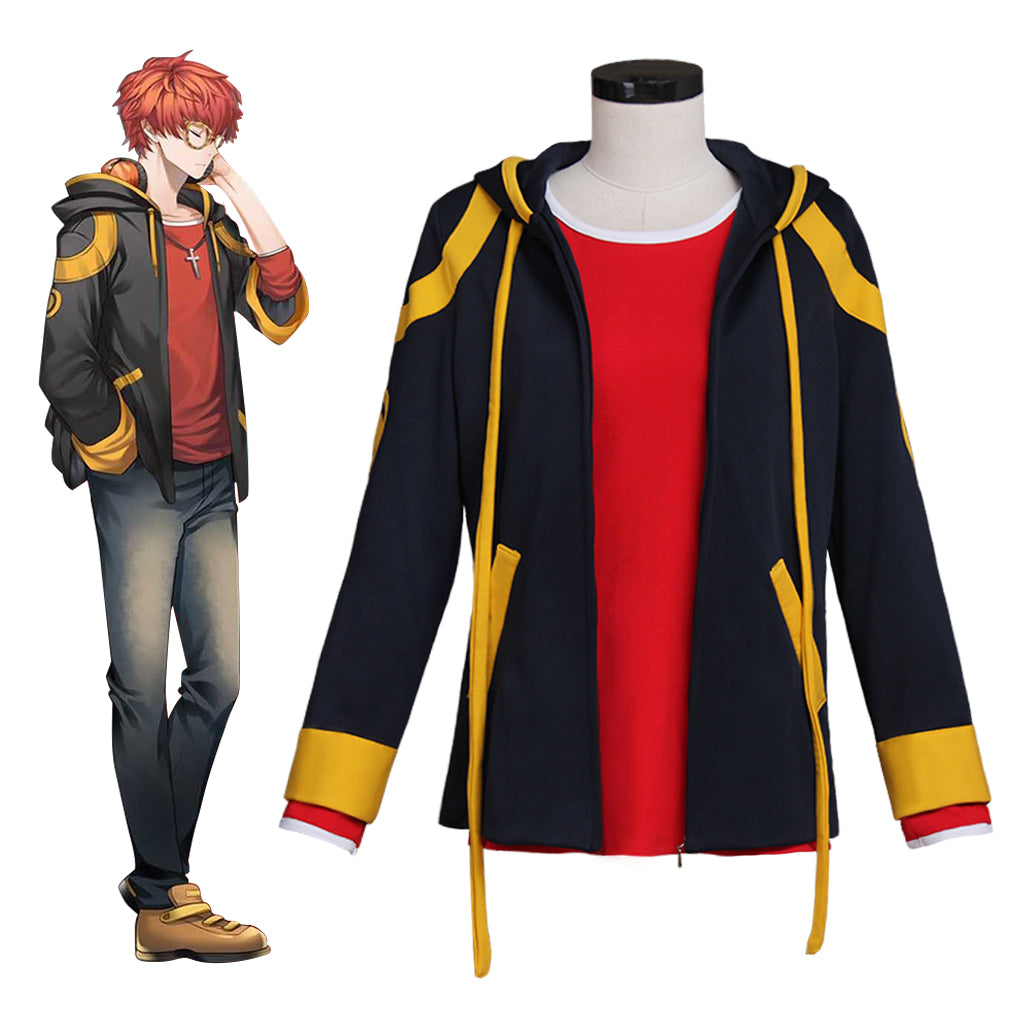 Mystic Messenger 707 Saeyoung Luciel Choi Cosplay Costume | Premium Game Cosplay Outfit - Halloweez